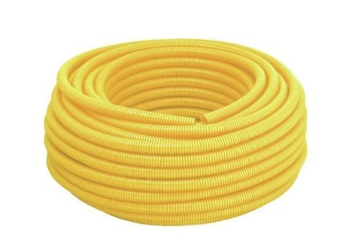 Conduíte Eletroduto de PVC Corrugado 1/2″ - Amarelo