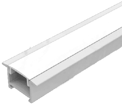 Perfil para Fita de Led Embutir 17x0,07 Barra de 2 metros Branco