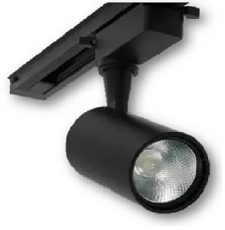 Spot para Trilho Eletrificado 7w 3000k Preto